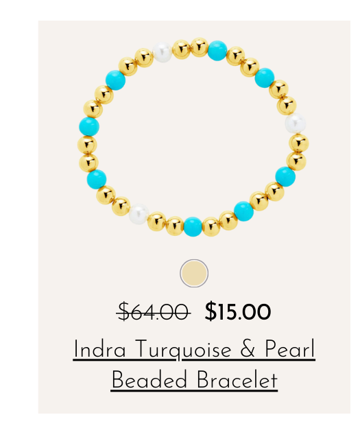 Indra beaded bracelet