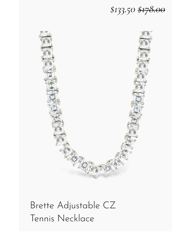 Brette Adjustable CZ Tennis Necklace [*$133.50* $178.00]