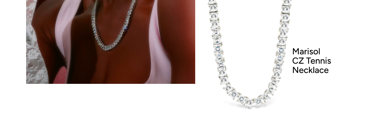 Marisol CZ Tennis Necklace