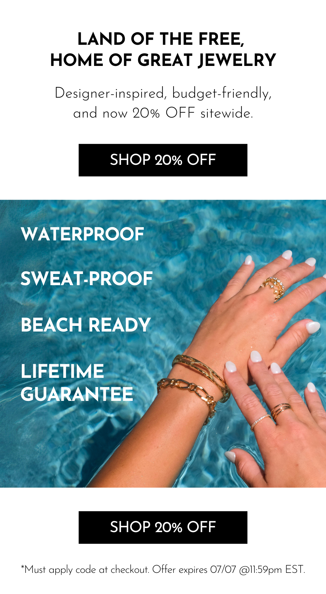 20% Off Sitewide Sale