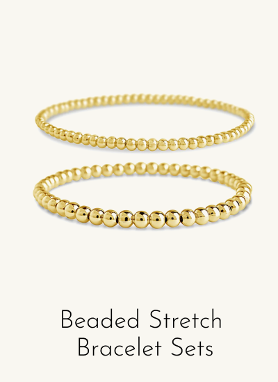  Beaded Stretch  Bracelet Sets