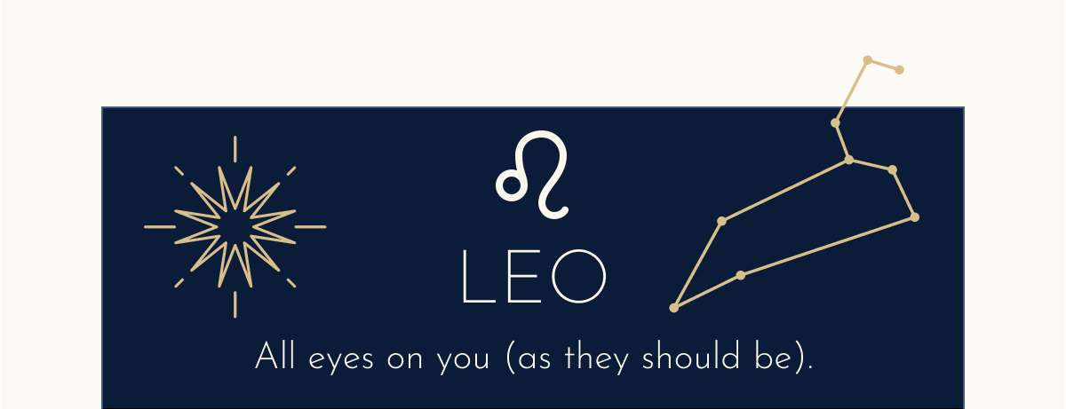 LEO: All eyes on you (as they should be).