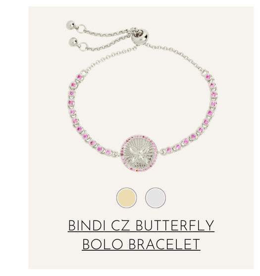 Butterfly bracelet