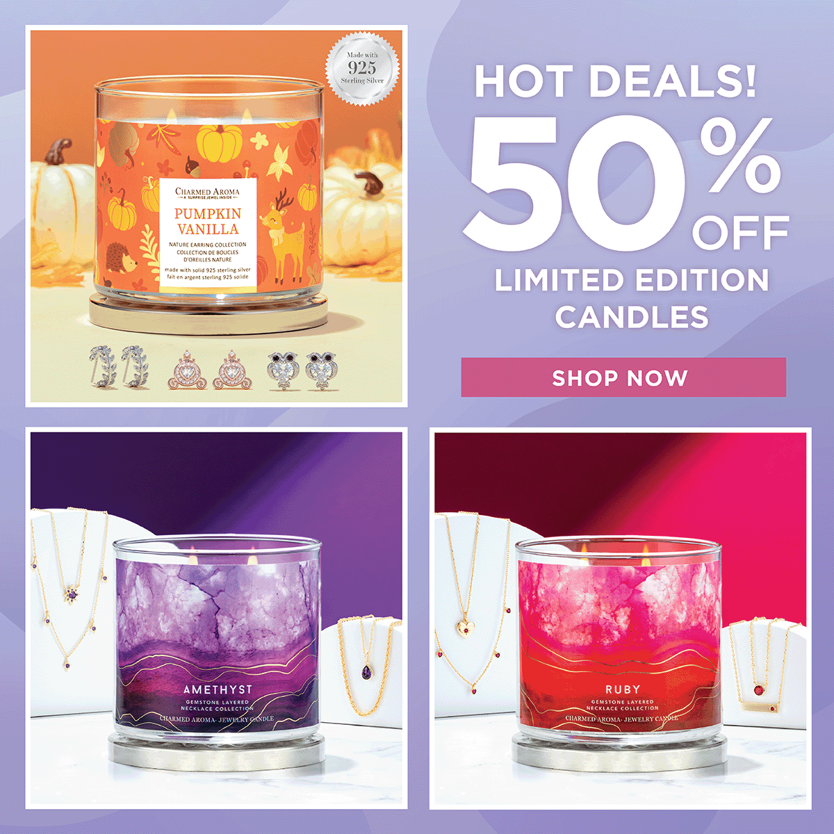 UNDER 30 Shape Jar Candles! 🤩 Charmed Aroma