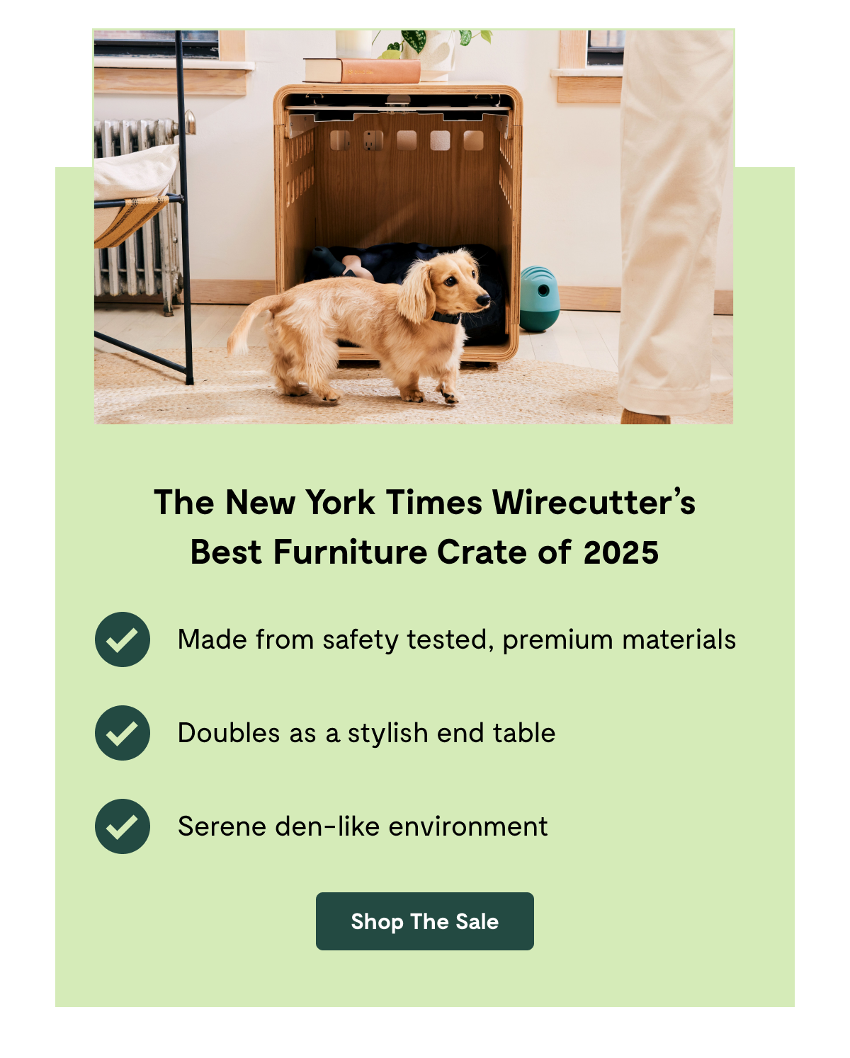The New York Times Wirecutter’s Best Furniture Crate of 2025