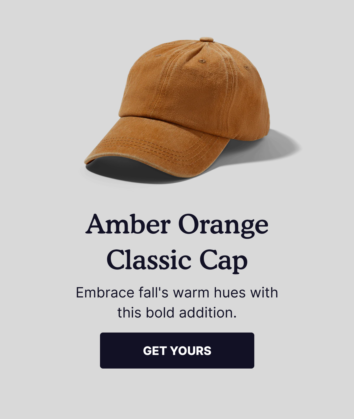 They're in the style spotlight Lift Down Hats