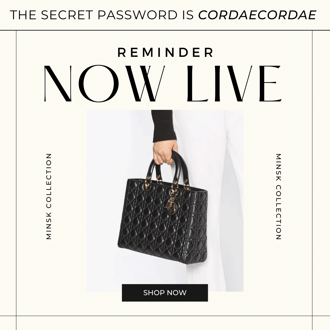 Not many left! Use CORDAECORDAE to get your bag before it sells out