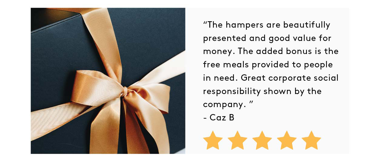 EVERY hamper purchased we donate a meal 🙏 Hampers With Bite