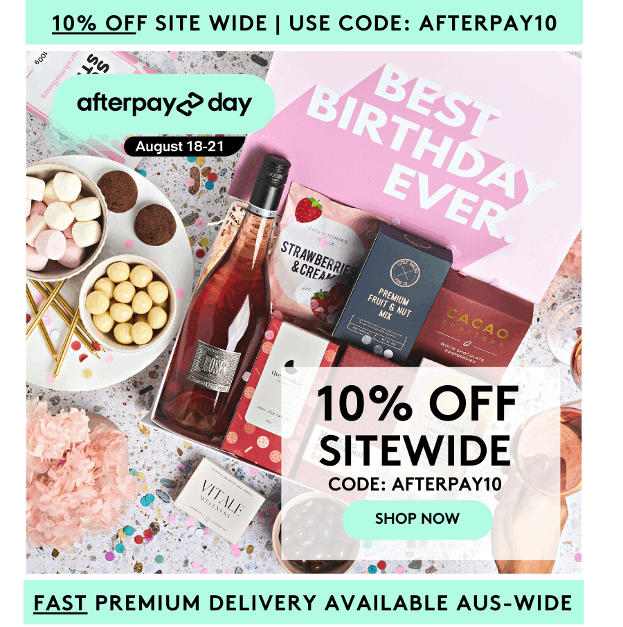 Our 🚨 AFTERPAY SALE 🚨 early access Hampers With Bite