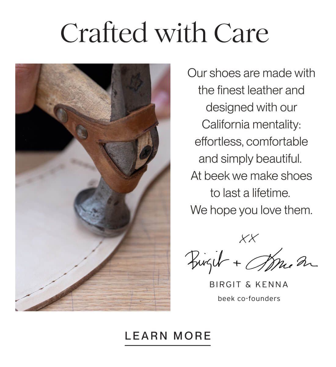 Crafted with Care