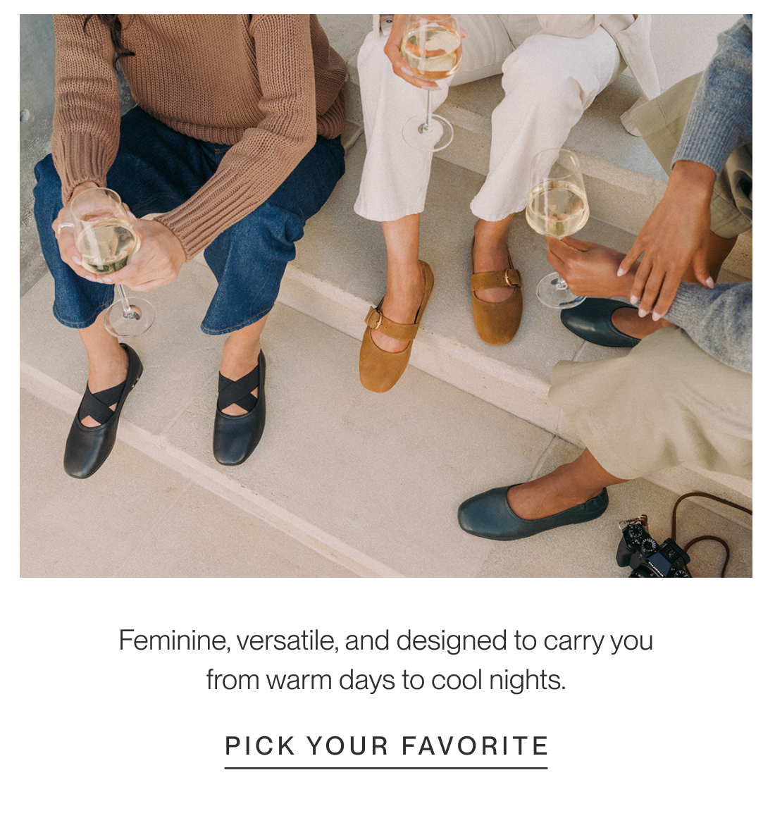 Feminine, versatile, and designed to carry you from warm days to cool nights. | Pick your favorite