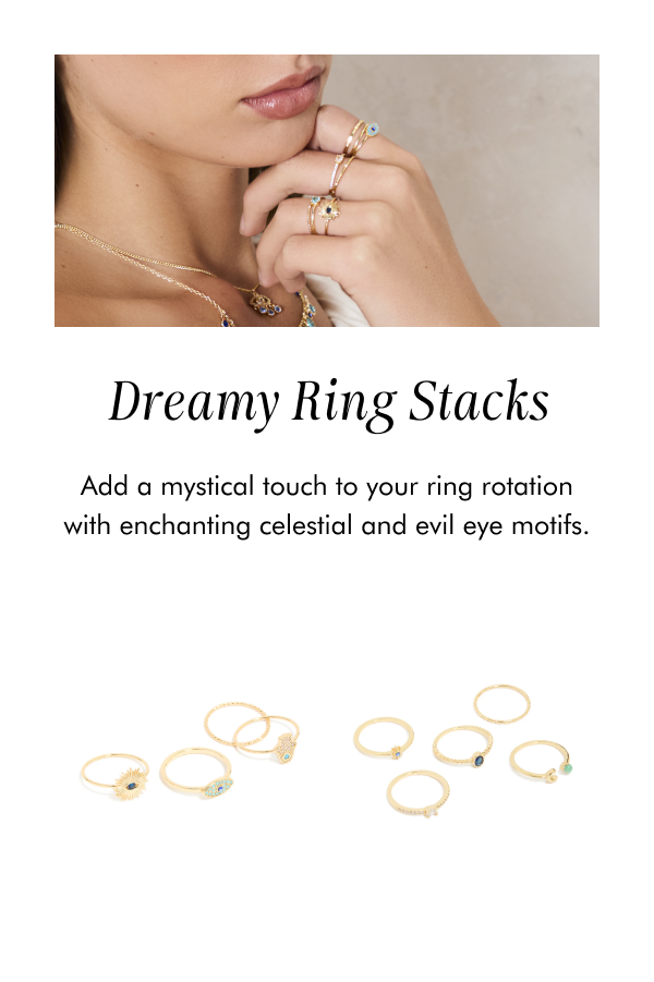 Dreamy Ring Stacks