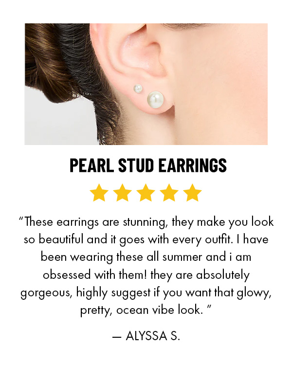 PEARL STUD EARRINGS
