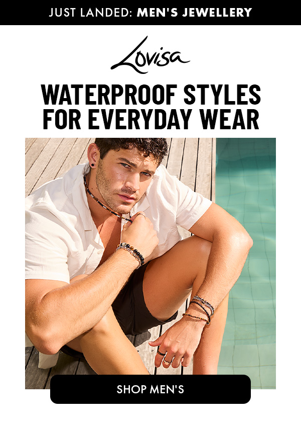 MEN'S JEWELLERY WATERPROOF STYLES FOR EVERYDAY WEAR