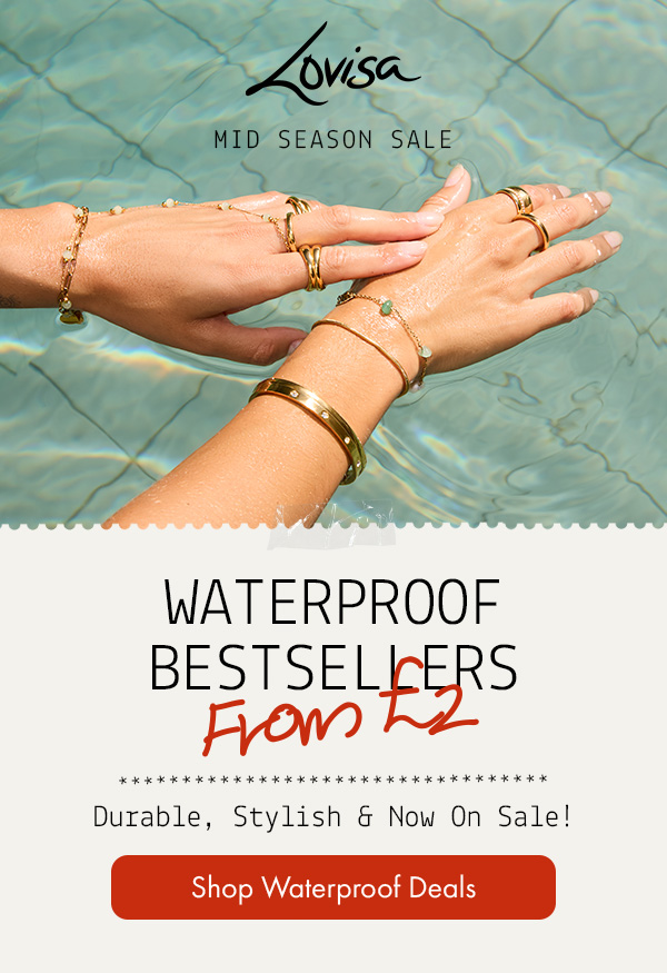WATERPROOF BESTSELLERS