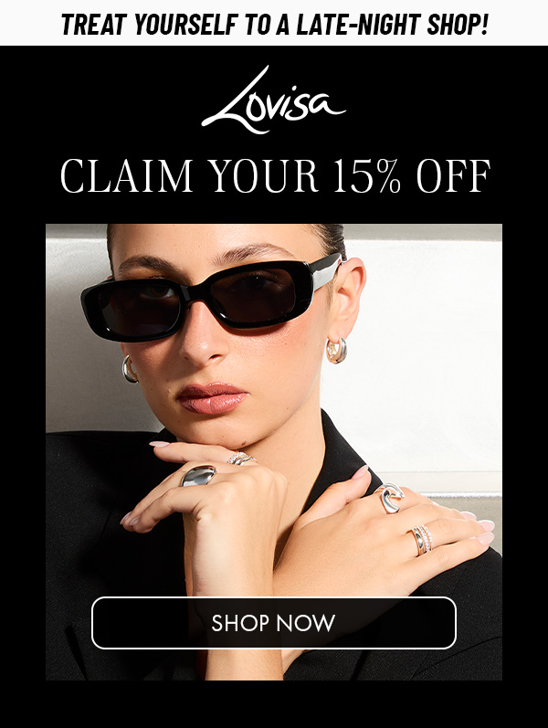 TREAT YOURSELF TO A LATE-NIGHT SHOP!