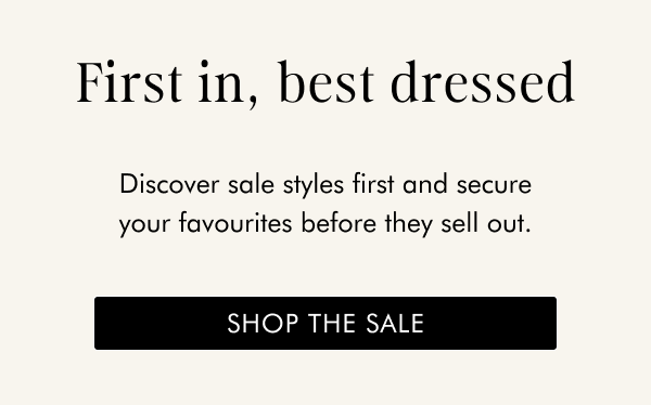 First in, best dressed
