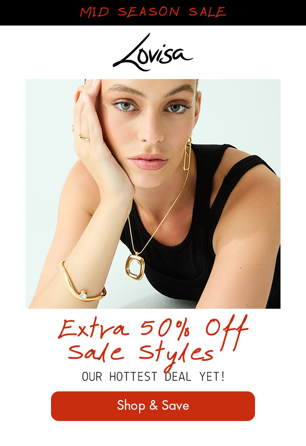 Extra 50% Off Sale Styles