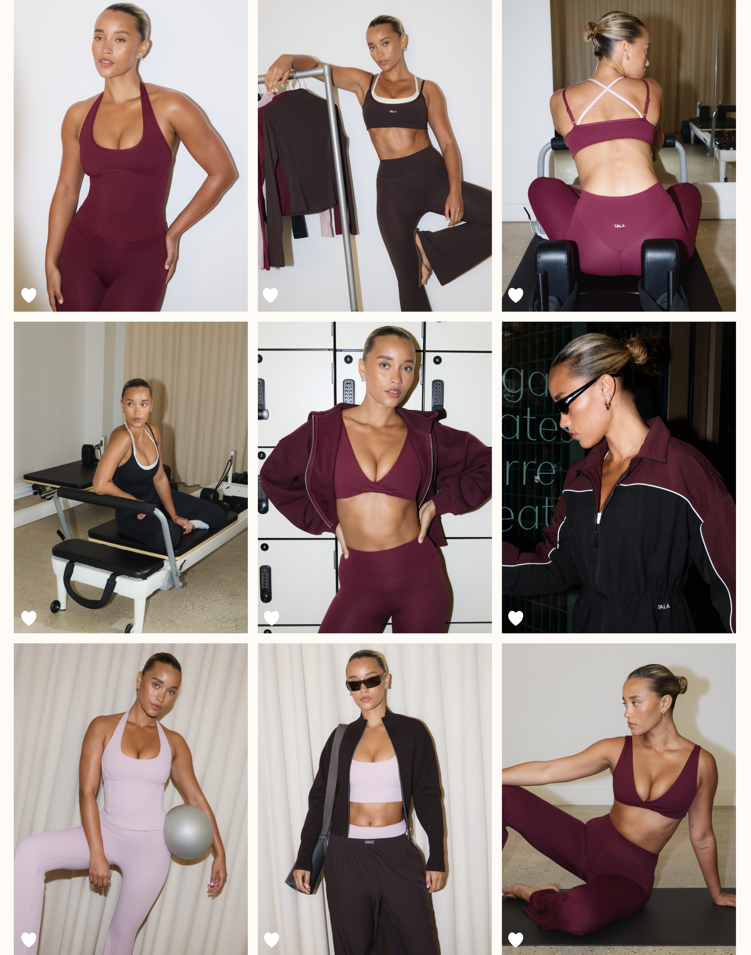 Collage of new dayflex collection