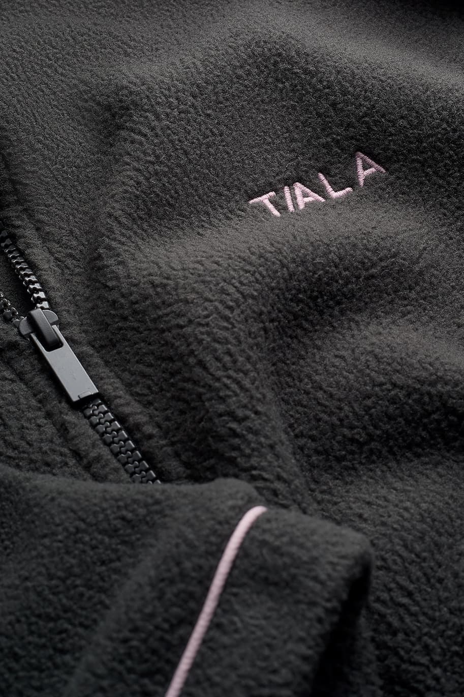 1/4 Zip Fleece Jacket - Dark Moss