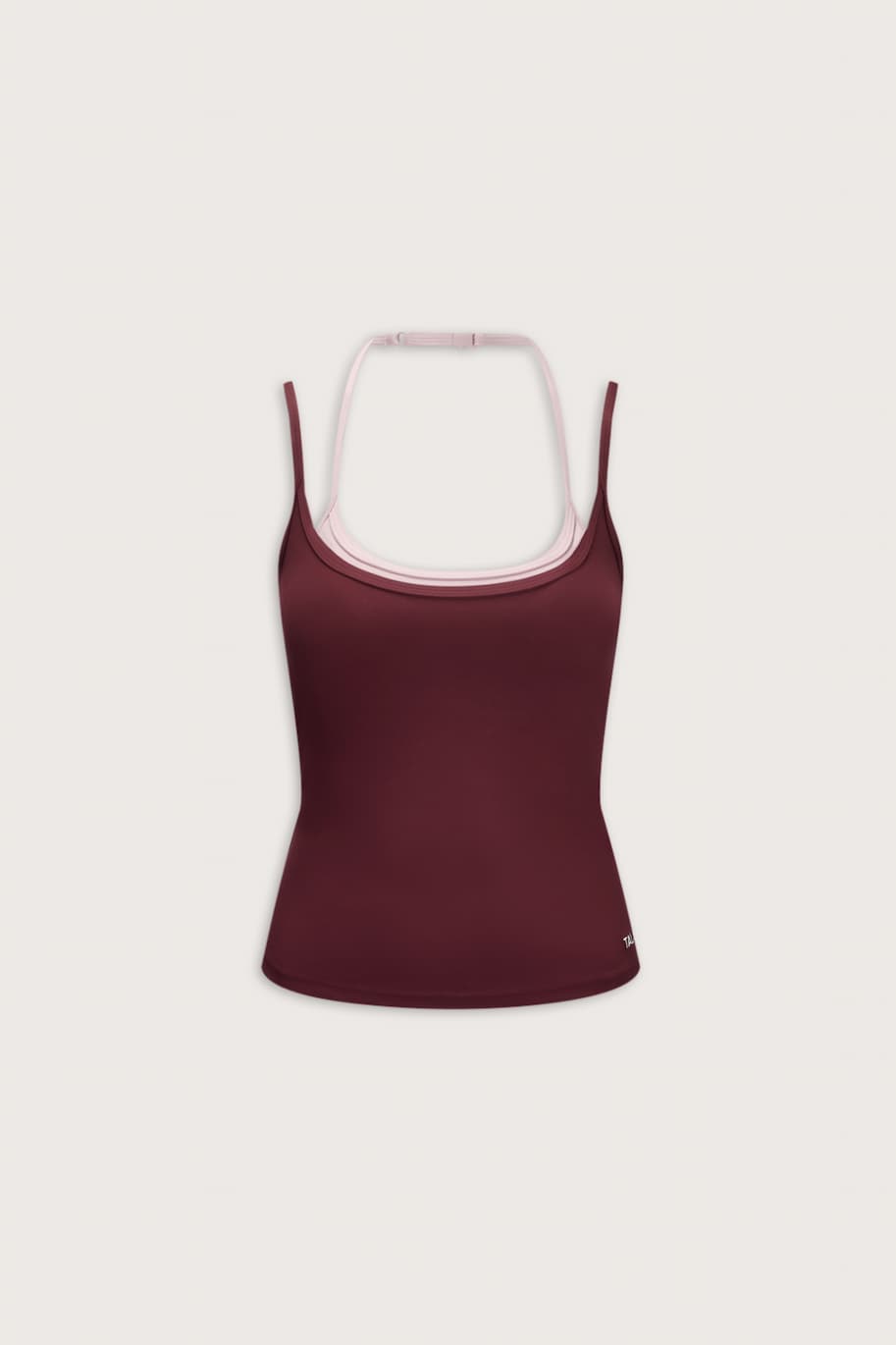 DayFlex Double Layer Vest - Burgundy / Blush