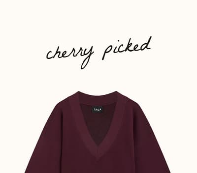 V-Neck Sweatshirt - Fig