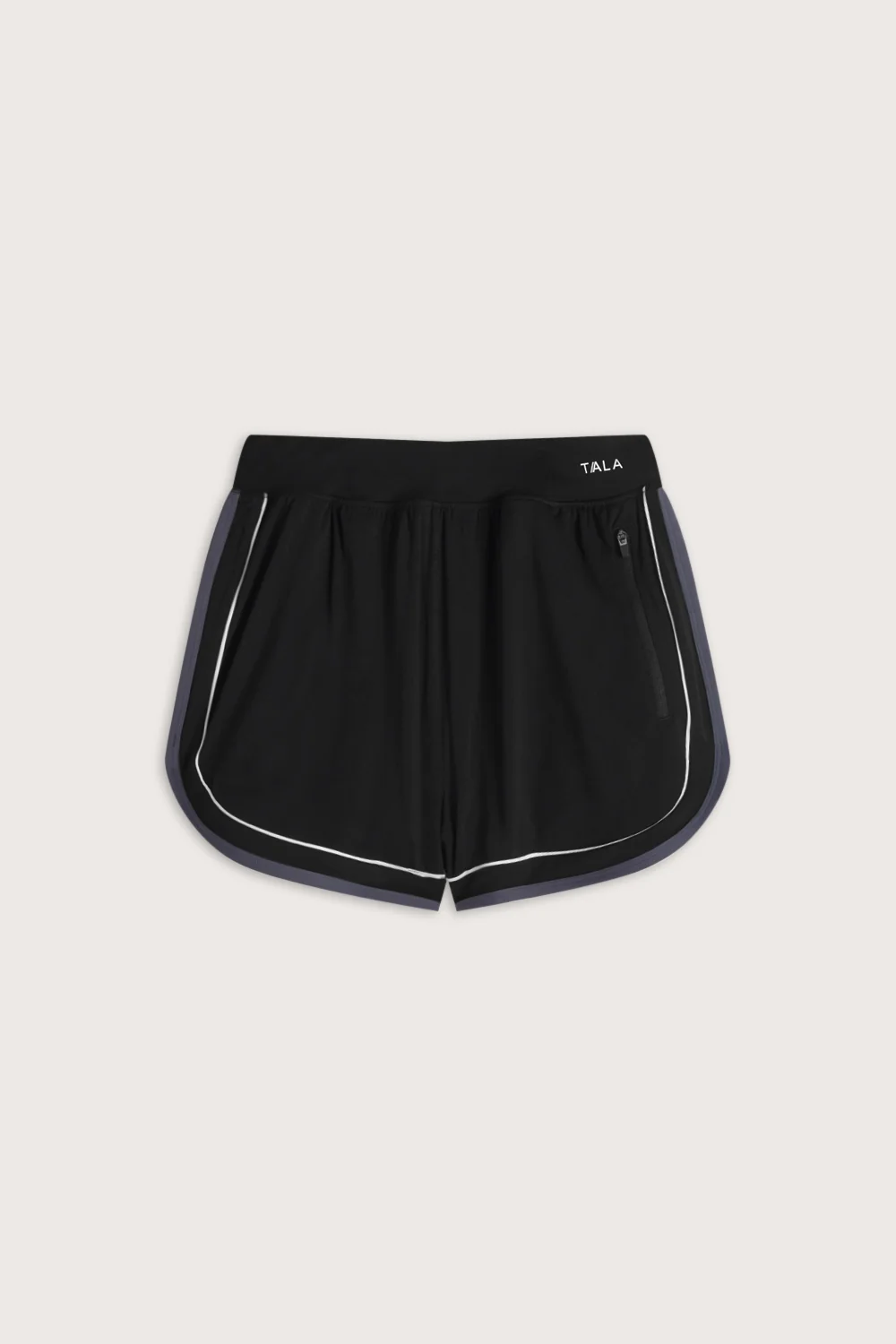 SkinLuxe Contrast Retro Run Short - Black