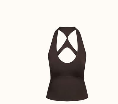 Sculpt Seamless Twist Back Vest - Americano