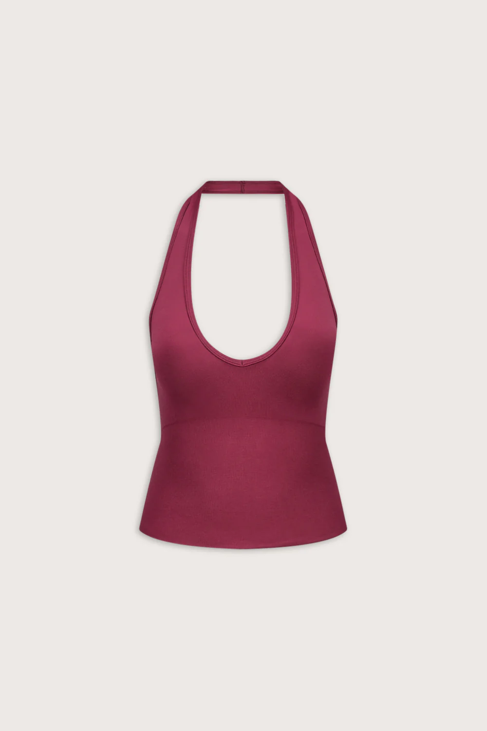 Sculpt Seamless Halter Tank - Cherry Red