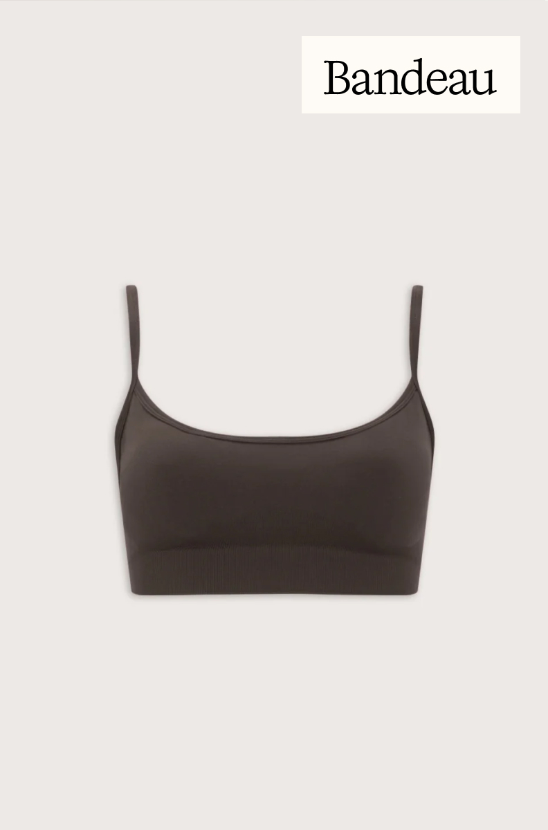 bandeau sports bra