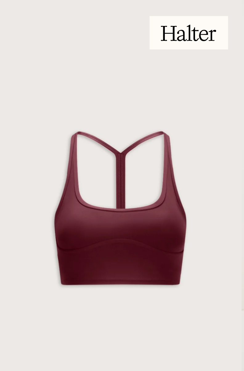 halter sports bras