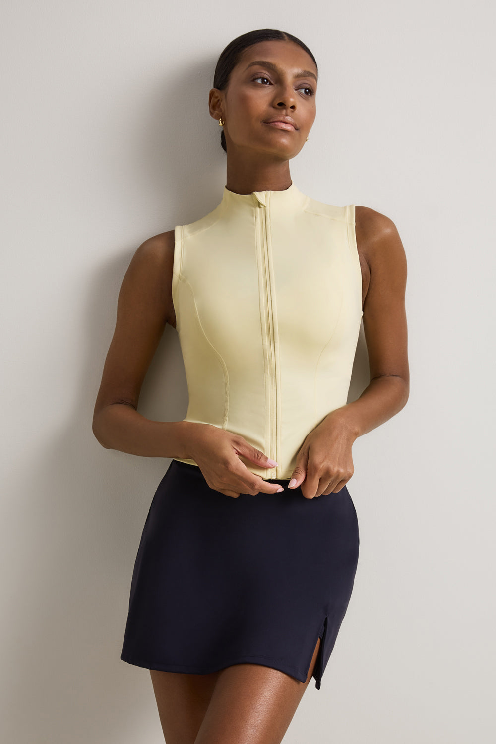 Sleeveless running top