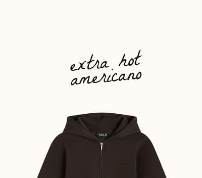 Cocoon Zip Through Hoodie - Americano