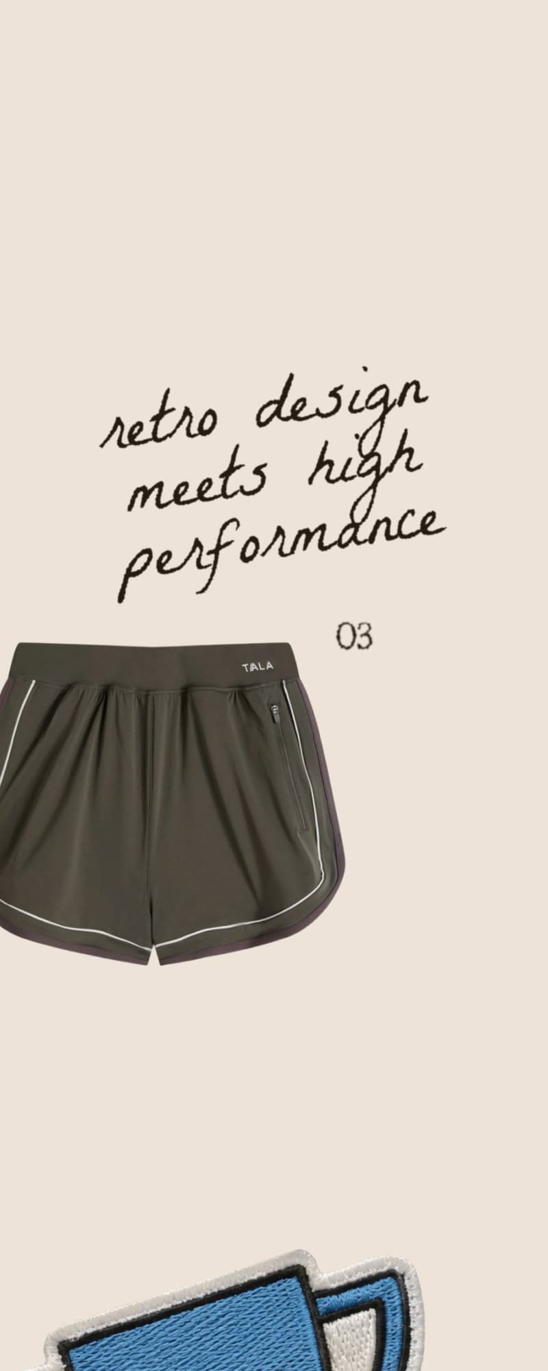 Skinluxe Contrast Retro Run Short - Dark Olive