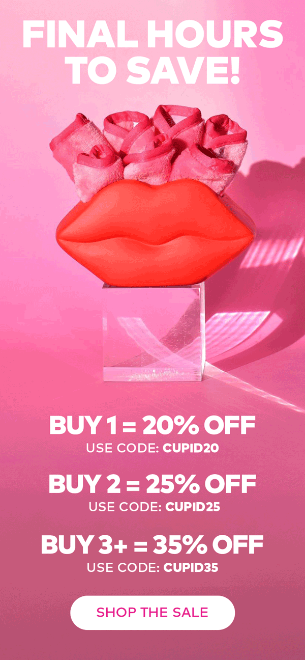 Valentine's Day Sale: 20% - 35% off!