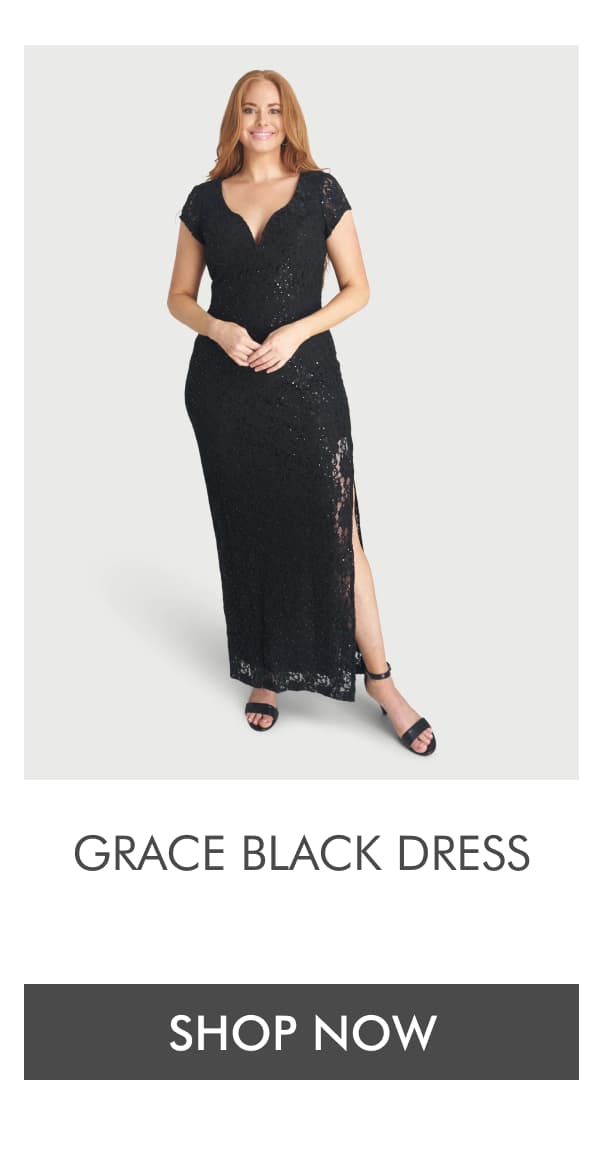 Grace Black Dress. SHOP NOW