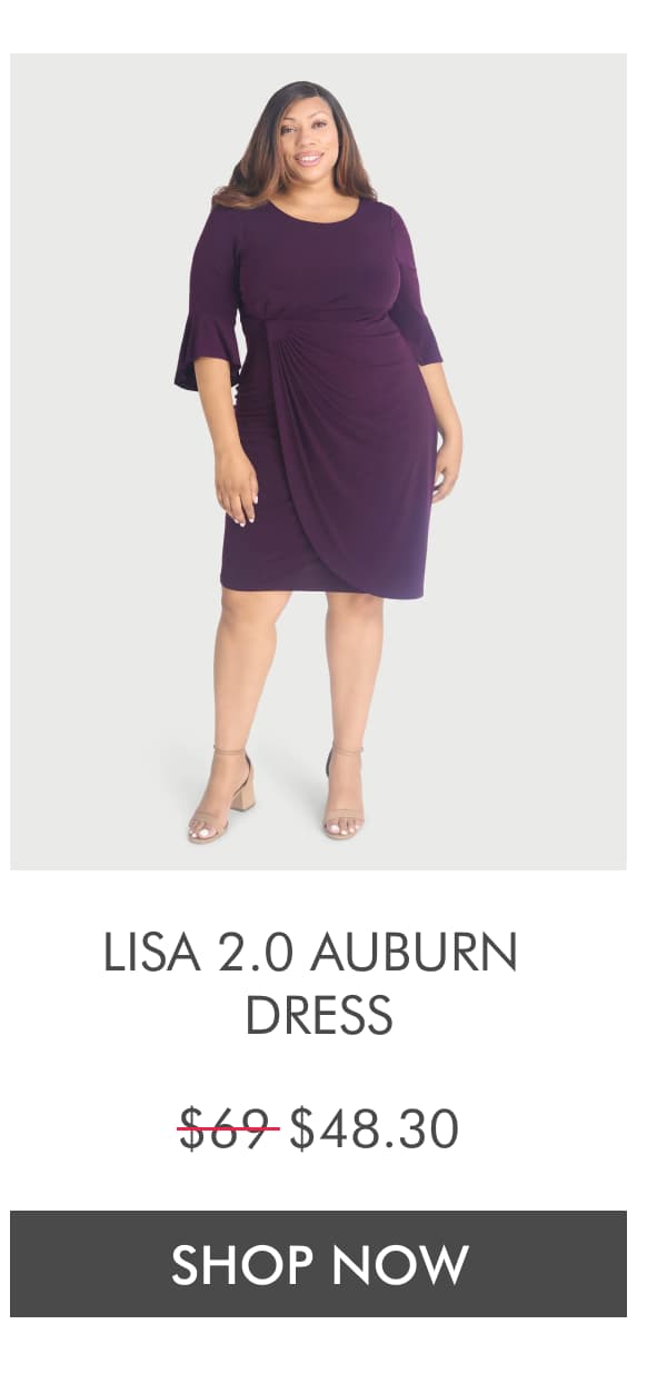 Lisa 2.0 Auburn Dress $69 $48.30 SHOP NOW