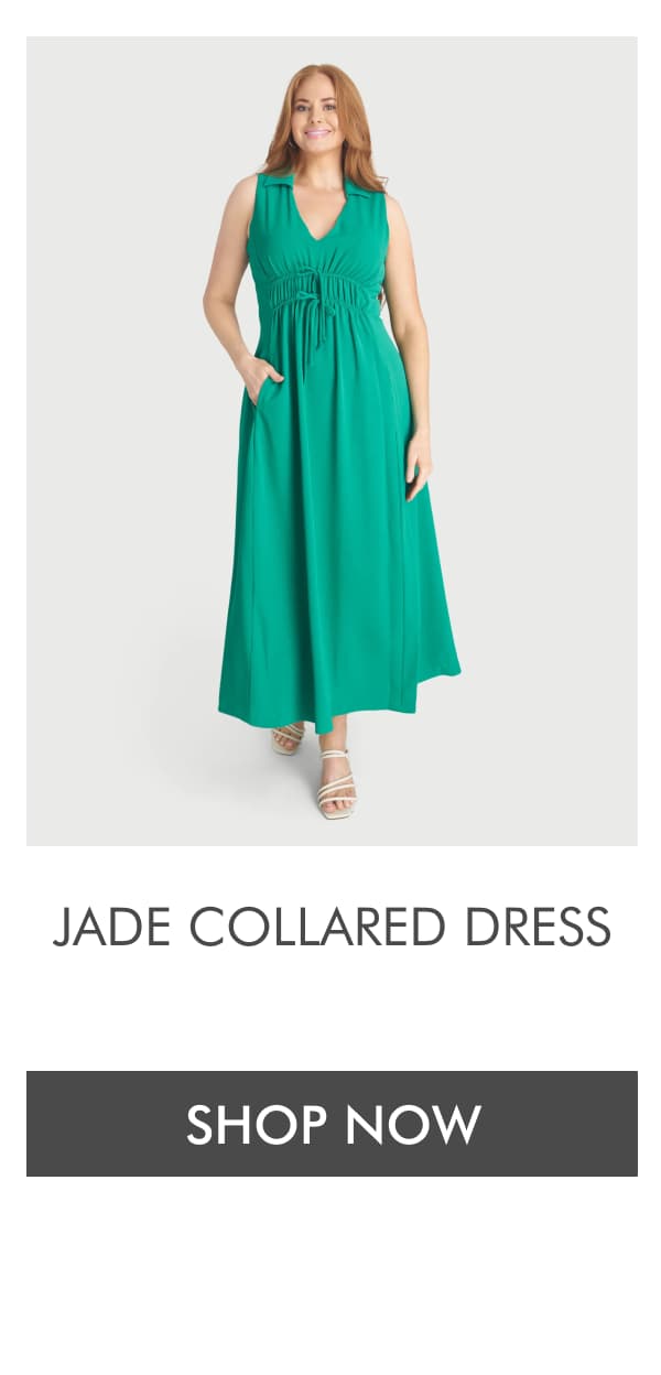 Jade Collared Dress. SHOP NOW