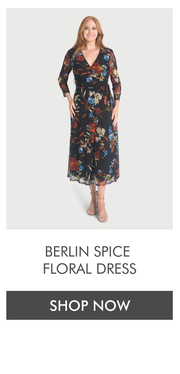Berlin Spice Floral Dress SHOP NOW
