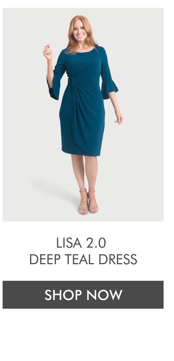 Lisa 2.0 Deep Teal Dress SHOP NOW
