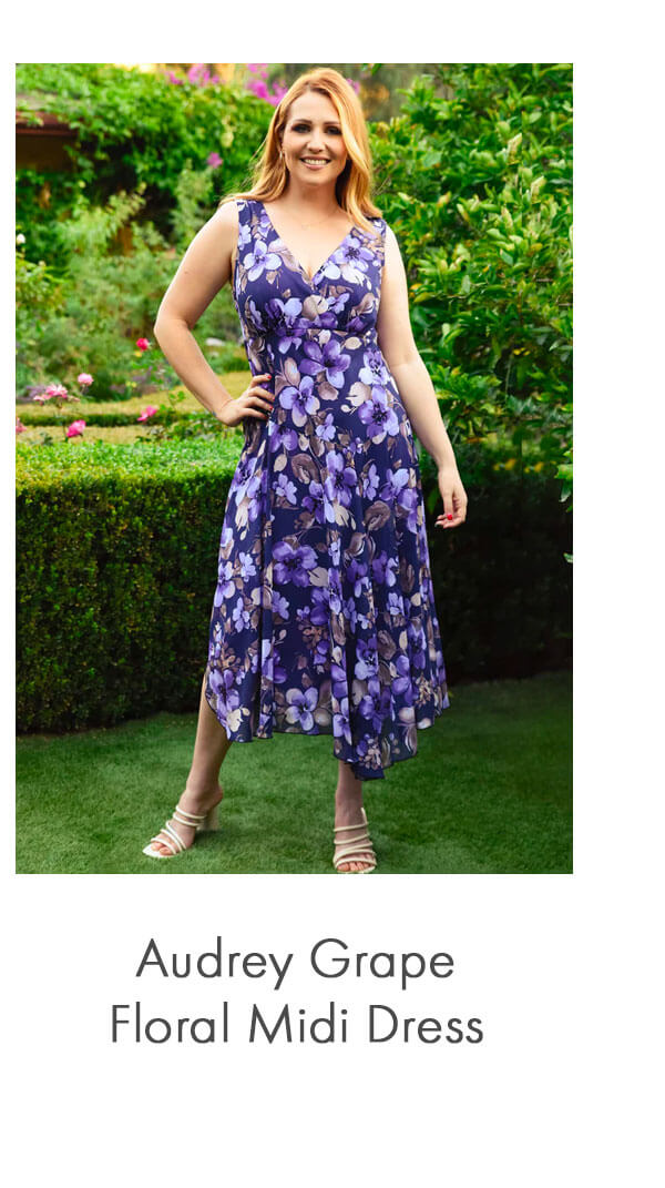 Lisa 2.0 Lilac Faux Wrap Dress