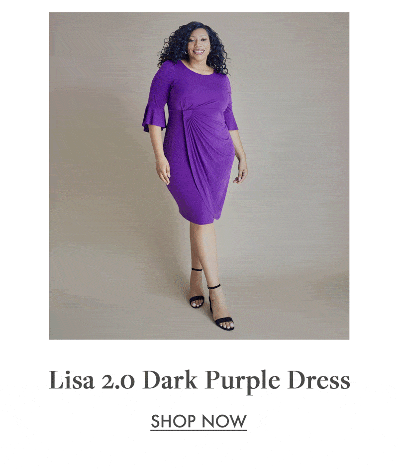 Lisa 2.0 Dark Purple Dress SHOP NOW