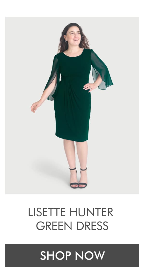 Lisette Hunter Green Dress SHOP NOW