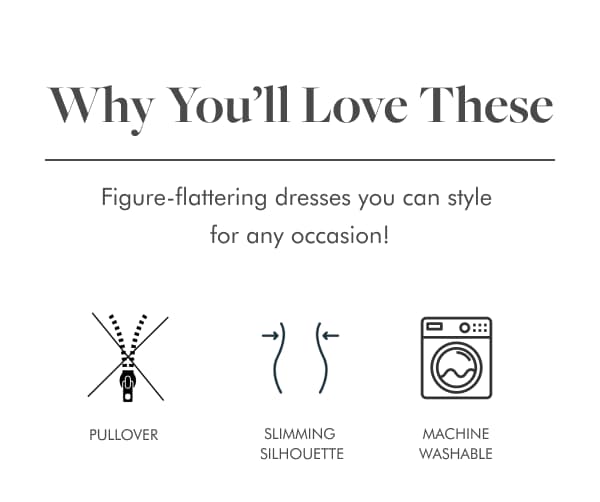 Radiate confidence from day to night in our online exclusive Little Black Dresses that everyone's raving about! SHOP ONLINE EXCLUSIVES