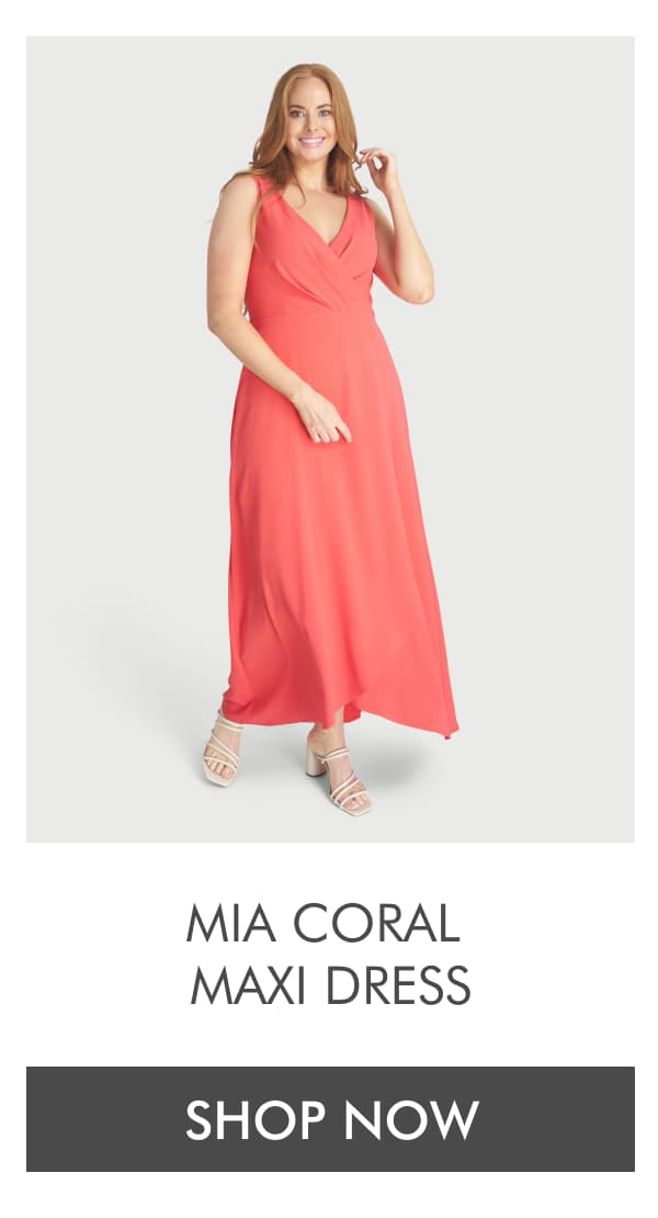 MIA CORAL MAXI DRESS
