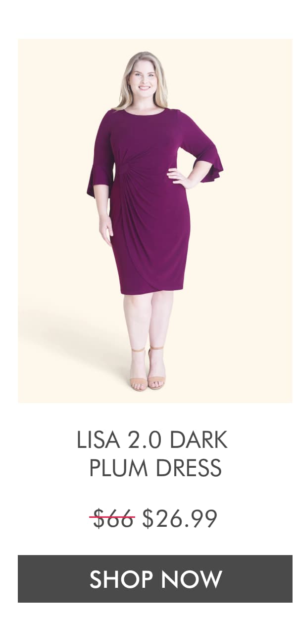 Lisa 2.0 Dark Plum Dress $66 $26.91. SHOP NOW