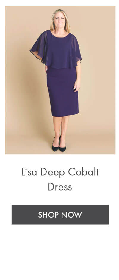 ELSA EGGPLANT MIDI CAPELET DRESS SHOP NOW
