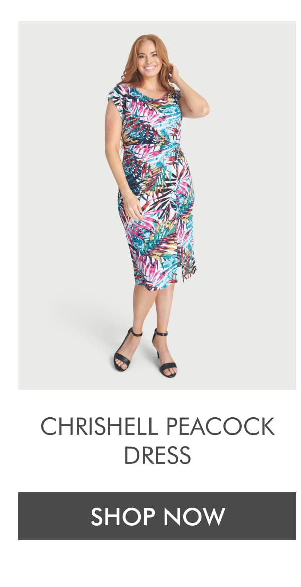 Chrishell Peacock Dress. SHOP NOW