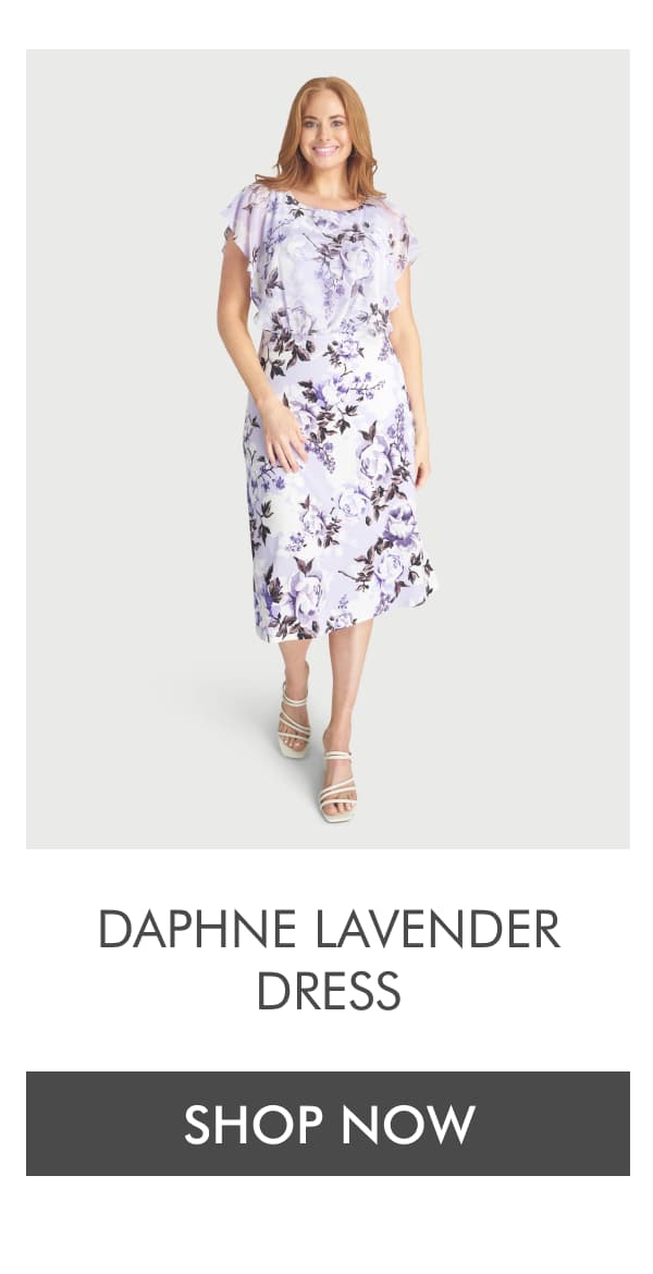 Daphne Lavender Dress. SHOP NOW