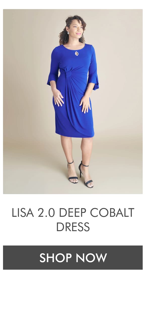 Lisa 2.0 Deep Cobalt Dress. SHOP NOW